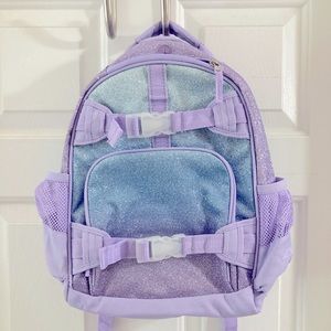 PBKids backpack. Lavender/aqua ombre sparkle. NWOT